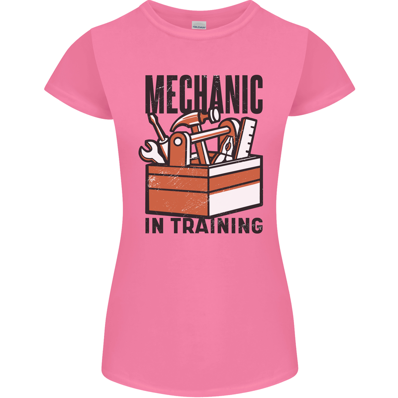 Mechanic in Training Funny Womens Petite Cut T-Shirt Azalea