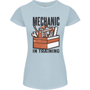 Mechanic in Training Funny Womens Petite Cut T-Shirt Light Blue