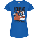 Mechanic in Training Funny Womens Petite Cut T-Shirt Royal Blue