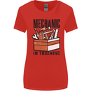 Mechanic in Training Funny Womens Wider Cut T-Shirt Red