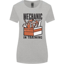 Mechanic in Training Funny Womens Wider Cut T-Shirt Sports Grey