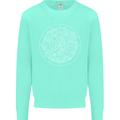 Mechanical Watch Line Drawing Timepiece Mens Sweatshirt Jumper Peppermint