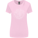 Mechanical Watch Line Drawing Timepiece Womens Wider Cut T-Shirt Light Pink