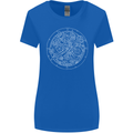 Mechanical Watch Line Drawing Timepiece Womens Wider Cut T-Shirt Royal Blue