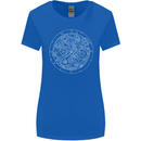 Mechanical Watch Line Drawing Timepiece Womens Wider Cut T-Shirt Royal Blue