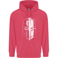 Medieval Helmet Gym Training Top Bodybuilding Childrens Kids Hoodie Heliconia