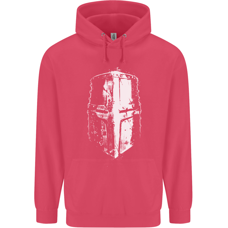 Medieval Helmet Gym Training Top Bodybuilding Childrens Kids Hoodie Heliconia
