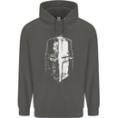 Medieval Helmet Gym Training Top Bodybuilding Childrens Kids Hoodie Storm Grey