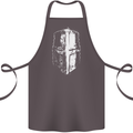 Medieval Helmet Gym Training Top Bodybuilding Cotton Apron 100% Organic Dark Grey