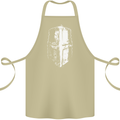 Medieval Helmet Gym Training Top Bodybuilding Cotton Apron 100% Organic Khaki