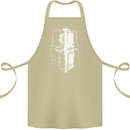 Medieval Helmet Gym Training Top Bodybuilding Cotton Apron 100% Organic Khaki