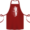 Medieval Helmet Gym Training Top Bodybuilding Cotton Apron 100% Organic Maroon
