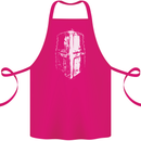 Medieval Helmet Gym Training Top Bodybuilding Cotton Apron 100% Organic Pink