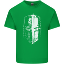Medieval Helmet Gym Training Top Bodybuilding Kids T-Shirt Childrens Irish Green