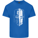 Medieval Helmet Gym Training Top Bodybuilding Kids T-Shirt Childrens Royal Blue