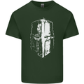 Medieval Helmet Gym Training Top Bodybuilding Mens Cotton T-Shirt Tee Top Forest Green