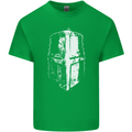 Medieval Helmet Gym Training Top Bodybuilding Mens Cotton T-Shirt Tee Top Irish Green