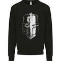 Medieval Helmet Gym Training Top Bodybuilding Mens Sweatshirt Jumper Black