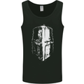 Medieval Helmet Gym Training Top Bodybuilding Mens Vest Tank Top Black