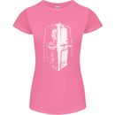 Medieval Helmet Gym Training Top Bodybuilding Womens Petite Cut T-Shirt Azalea