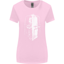 Medieval Helmet Gym Training Top Bodybuilding Womens Wider Cut T-Shirt Light Pink