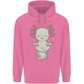Meditating Axolot Yoga Spiritual Childrens Kids Hoodie Azalea