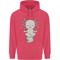 Meditating Axolot Yoga Spiritual Childrens Kids Hoodie Heliconia
