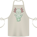 Meditating Axolot Yoga Spiritual Cotton Apron 100% Organic Natural