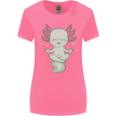 Meditating Axolot Yoga Spiritual Womens Wider Cut T-Shirt Azalea