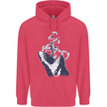 Megalodon v Great White Shark v Scuba Diver Childrens Kids Hoodie Heliconia