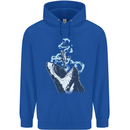 Megalodon v Great White Shark v Scuba Diver Childrens Kids Hoodie Royal Blue