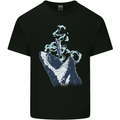Megalodon v Great White Shark v Scuba Diver Kids T-Shirt Childrens Black