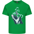 Megalodon v Great White Shark v Scuba Diver Kids T-Shirt Childrens Irish Green