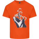 Megalodon v Great White Shark v Scuba Diver Kids T-Shirt Childrens Orange