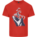 Megalodon v Great White Shark v Scuba Diver Kids T-Shirt Childrens Red