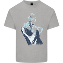 Megalodon v Great White Shark v Scuba Diver Kids T-Shirt Childrens Sports Grey