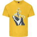 Megalodon v Great White Shark v Scuba Diver Kids T-Shirt Childrens Yellow