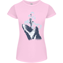 Megalodon v Great White Shark v Scuba Diver Womens Petite Cut T-Shirt Light Pink