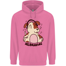 Melomaniac Dog Yoga Meditation Funny Mens 80% Cotton Hoodie Azelea