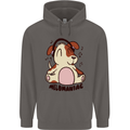 Melomaniac Dog Yoga Meditation Funny Mens 80% Cotton Hoodie Charcoal