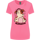 Melomaniac Dog Yoga Meditation Funny Womens Wider Cut T-Shirt Azalea