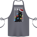 Meowy Christmas Tree Funny Cat Xmas Cotton Apron 100% Organic Steel