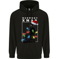 Meowy Christmas Tree Funny Cat Xmas Mens 80% Cotton Hoodie Black