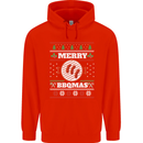 Merry BBQMAS Funny Christmas BBQ Xmas Childrens Kids Hoodie Bright Red