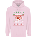 Merry BBQMAS Funny Christmas BBQ Xmas Childrens Kids Hoodie Light Pink