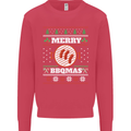 Merry BBQMAS Funny Christmas BBQ Xmas Kids Sweatshirt Jumper Heliconia