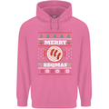 Merry BBQMAS Funny Christmas BBQ Xmas Mens 80% Cotton Hoodie Azelea