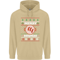 Merry BBQMAS Funny Christmas BBQ Xmas Mens 80% Cotton Hoodie Sand
