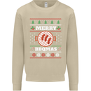 Merry BBQMAS Funny Christmas BBQ Xmas Mens Sweatshirt Jumper Sand