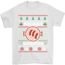Merry BBQMAS Funny Christmas BBQ Xmas Mens T-Shirt Cotton Gildan White